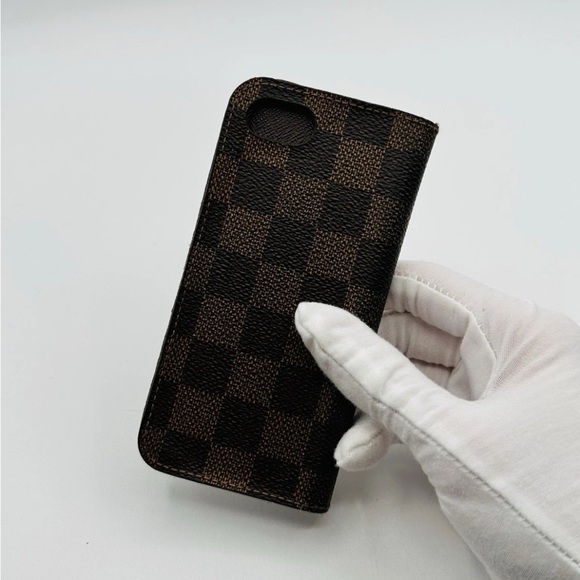 Louis Vuitton Black and Brown Checkered Phone Case - Picture 1 of 1